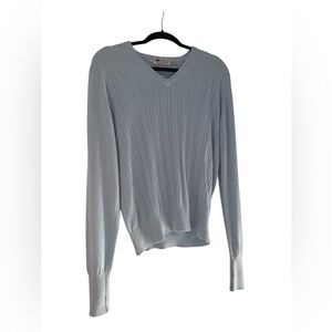 VTG Pebble Beach V-Neck Sweater - Soft Blue